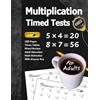 Libro Studio LLC Multiplication Timed Tests (For Adults): 100 Pages (With Answer Key) | Times Tables | Adult Education Math Refresher