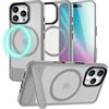 NALIA Custodia Magnetica per iPhone 16 Pro Max - Cover, Grigio Titanio | Protezione Ibrida Smart, Supporto Inferiore & Potenza Magnetica, Finitura Satinata Grip, Precisa & Studiata, TRITON
