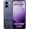 OPPO A6k 4G Android Unlocked Smartphone, 4+256GB, 6,75 120Hz Ultra Bright Display, 50MP Ultra-Clear Camera, 6100mAh Batteria, 48-Month Fluency, Snapdragon 685, IP64 Water Resistant, Crystal Black
