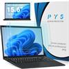 PYS [Confezione da 3] 15,6 pollici 16:9 protezione schermo per computer portatile - anti luce blu e filtro antiriflesso, 15,6 pollici compatibile con Dell HP Envy x360 Asus vivobook Arzopa Samsung book