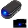 Doukesh Sistema di allarme per auto, antifurto, lampeggiante, luce solare, per sistema di sicurezza auto, colore: blu