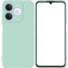 Generico Custodia Compatibile con Realme Note 70T 4G RMX5313 Realme Note 70 4G Narzo 80 Lite 4G COVER case soft GEL SILICONE protezione ANTIURTO flessibile SLIM matte MORBIDA TPU (Verde)