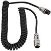 flexman 23,6 Cavo Prolunga per Microfono a 8 Pin, Cavo di Prolunga per Microfono a Spirale Maschio Femmina Cavo per Aviazione per Ricetrasmettitori con Connettori per Microfono