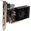 Elprico Scheda Grafica GT730, Scheda Grafica da Gioco DRR3 da 128 Bit da 4 GB, Interfaccia Multimediale PCI Express 2.0 X8 HD DVI VGA PC Scheda Grafica Sottile