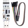 Denash Modulo di Convertitore Seriale da USB a TTL CH343G, Adattatore Convertitore Seriale Supporto 5V 3.3V 2,5 V 1.8 V Livelli TTL, Indicatore di Potenza Integrato e Indicatori di