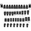 lyrlody Adattatore USB 2.0, Adattatore da USB C Femmina a USB A Maschio 40 Pezzi Adattatori USB 2.0 Multipli Angolati Connettori Mini Micro Tipo B Maschio Femmina