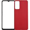 Generico Custodia Compatibile con ZTE Blade A72S / A7050 COVER case soft GEL SILICONE protezione flessibile SLIM matte antiurto antigraffio MORBIDA TPU (Rosso)
