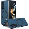 ZHOZEXIN Custodia per telefono per Samsung Galaxy Z Fold 5, Custodia magnetica a flip per telefono, Protezione antiurto per Samsung Galaxy Z Fold 5 (Blu)