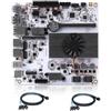 MNBOXCONET 10G NAS Motherboard N150 8 Bay, M8 Mini ITX Scheda Madre(N100 Update) 2xM.2 NVMe DDR5 No RAM No SSD, Firewall Dual 2.5gbit Lan, M.2 Wifi, PCIEx1, USB C, TF Slot With 2xSFF-8643 Cable