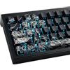 Sunzit PBT Keycaps 135 tasti Custom Keycaps Cherry Profile Dye-Sub Set di tappi per tasti a onda nera di Kanagawa Shine Through Side Print Keycaps per ISO/ANSI UK Layout tastiera meccanica da gioco