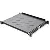 Koscom Connect Ripiano estraibile per armadio di rete da 19 pollici, portaoggetti 483 x 350 x 45 mm, allungabile fino a 450 mm, profondità I lamiera forata