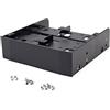 SALALIS Drive bay Adapter, 2,5/3,5 HDD/SSD a 5,25 Floppy Drive bay 5,25 Kit Staffa di Montaggio per Alloggiamento Disco Rigido Interno Kit di Montaggio con Viti