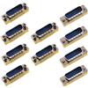 Oiyagai 10-Pack Adattatore DB15 Maschio-Maschio - Coupler VGA 15 Pin per Collegare ed Estendere Cavi Monitor Proiettori PC