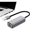 Obesntln USB Type C a Ethernet - Scheda di rete USB2.0 100M Conversione porta di rete USB a RJ45 Scheda di rete cablata Driver- per desktop e notebook per viaggi di lavoro, istruzione, intrattenimento