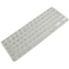 System-S - Protezione in Silicone per Tastiera QWERTY Inglese, per MacBook PRO 13 15 17 / iMac/MacBook Air 13, Colore Argento
