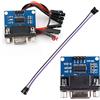 Zkydhbd MAX3232 RS232 A TTL Modulo Convertitore Porta DB9 Connettore MAX232 Per DB9 Modulo Convertitore Scheda Attrezzature