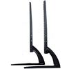 Begoniape Supporto universale per TV regolabile in altezza fino a 35 kg, supporto da tavolo per TV, gambe con accessori di montaggio, in acciaio spesso 2,5 mm, 69,3 x 35,5 cm