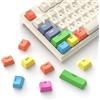 MAMBASNAKE PBT Copritasti Arcobaleno, 13 tasti personalizzati OEM Tappi a sublimazione del profilo per tastiere da gioco meccaniche, compatibili con gli interruttori MX Structure