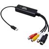 YARCHONN USB C 3.1 AV Capture Card 1 Canale AV 3 RCA/S-Video a Tipo C Convertitore RCA 1080P HD Video Capture Card Adattatore Supporta NTSC PAL SECAM per PC Cellulare Monitor Videoregistratore