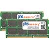 PHS-memory 16GB (2x8GB) Set RAM modulo Compatibile con QNAP TS-453B DDR3 SO DIMM 1600MHz PC3L-12800S