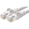 1aTTack.de 5m Cavo di Rete bianco - 1x - Cat.6 Ethernet Gigabit Lan RJ45 10 100 1000 Mbit s - Cavo Patch UTP compatibile con Cat.5 Cat.5e Cat.7 Cat.8 - bianco - 1x - 5m