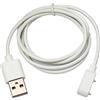 SYSTEM-S Cavo USB 2.0 da 100 cm, cavo di ricarica per smartwatch Oppo Band 2, colore: bianco