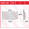 TRW Pastiglie Freno Organiche MCB 748