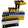 Kippen 1068CX - Set 9 PCS di Chiavi Resistorx Doppie con Impugnatura in Bicomponente