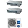 haier Climatizzatore Dual Split Haier Slim BP30 WiFi Integrato A++ / A+ 9000+18000 BTU R32 3U70S2SR5FA