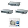 haier Climatizzatore Trial Split Haier Slim BP30 WiFi Integrato A++ / A+ 9000+9000+12000 BTU R32 3U70S2SR5FA