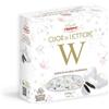 Generico Confetti Cuor di Lettere, Confetto al Cioccolato Extra Fondente a Forma di Cuore con Lettera per crispo 250g [LETTERE A SCELTA] (Lettera W )