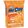 Generico Mr. Day Brownies White Merendine con Gocce di Cioccolato Bianco 210g - Novità