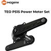 NONE Guarnitura Magene TEO P515 con Misuratore di Potenza, 4 Bulloni, 110BCD, Asse da 29mm, ANT+, Bluetooth, Cadenza, Bilanciamento Pedale, in Carbonio