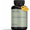 Vitaelix Glucomannano Forte 3000 Mg 120 caspsule Made in Italy Arricchito con Inulina, Carnitina, Zenzero, Ginseng, Tè Verde, Magnesio, Integratore alimentare ad Alto Dosaggio, Vitaelix®.