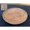 Piatto da portata grande firmato Bizen Ware piatto caricatore 34 cm marrone g...