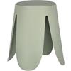 Decor Space Sgabello per interno Imogen Struttura In Polipropilene, 37 x 37 x 47 h cm Tiffany