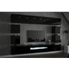 Furnitech C81 Future Pareti attrezate, Soggiorno moderno, Set mobile TV, Armadio moderno, Pensile (Senza led, C81-HG-B1 1A)
