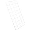 Ciieeo Mensola da Muro in Ferro Bianco 40x20cm Pannello Griglia per Foto e Decorazione da Parete per Soggiorno e Ufficio