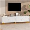 SUKY Mobile TV a forma di nuvola, con 5 gambe di supporto, portata fino a 60 kg, adatto per 75 pollici, 180 x 40 x 45 cm