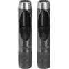 QUARKZMAN 2 Pz Punzone Pelle 15mm Punzone Rotondo Cavo Taglierina Acciaio Carbonio Utensile Per Orologi Cinture Guarnizioni Riparazione Artigianato Pelle Nero