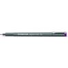 STAEDTLER 308 03-6 VE Pigment Liner (Fineliner con inchiostro pigmentato di alta qualità, impermeabile, resistente alla luce, larghezza della linea 0,3 mm, custodia con 10 pigmenti) viola