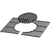 BBQ-Toro Griglia in ghisa, 60 x 44 cm, griglia in ghisa, inserto in ghisa, griglia in ghisa, accessori per barbecue, griglia rettangolare, griglia in ghisa, griglia in ghisa, griglia per barbecue