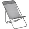 Lafuma Mobilier LFM2763 Sedia a Sdraio Transatube 2, Grigio (Silex), 83x56x94 cm