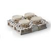 ALCAS S.P.A Porta caffè per bicchiere carta 2,5-3-4 oz 25 pz - materiale per l'asporto