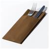 RO.IAL SRL Tovagliolo 40x40cm unito light caffè 25 pz pocket - tovaglioli