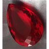 500 CT Naturale Pera Forma Rosso Topazio Brasiliano Certificato Loose Gemma +