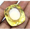 500 CT Naturale Giallo Topazio Taglio Cushion Raro Loose Gemma Certificato +