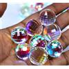 500 KT + Naturale Arcobaleno Colore Sfera Taglio Mystic Topazio Certificato
