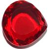 500 CT Naturale Rosso Topazio Raro Brasiliano Pera Forma Certificato Loose Gemma