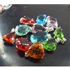 Chirag Gems 500 CT Naturale Mix Colore Topazio 925 Solido Pendente Argento Certificato Loose